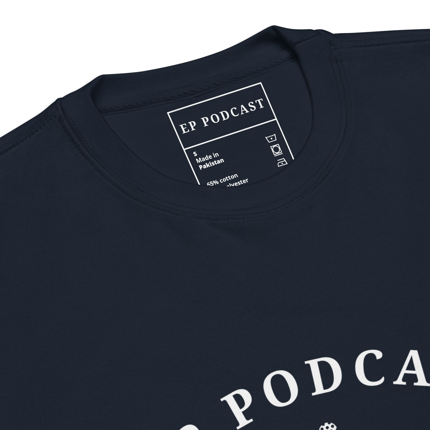 EP Podcast Navy Premium Sweatshirt